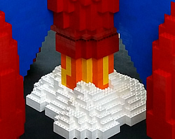Guildford Town Centre Rocket Build